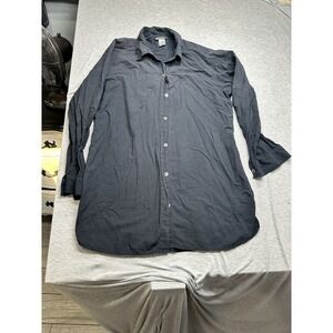 Tommy Bahama Women's‎ 3/4 Sleeve Black Cotton Button Up Size L